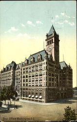 Post Office Building Postcard