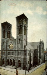 Cathedral Providence, RI Postcard Postcard