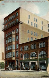 Crown Hotel, Weybosset Street Postcard