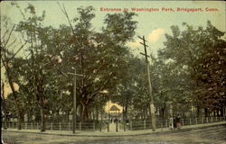 Entrance To Washington Park Postcard