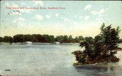 Dog Island And Connecticut River Postcard