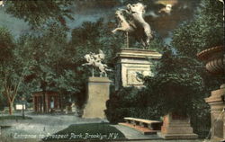 Entrance To Prospect Park Postcard