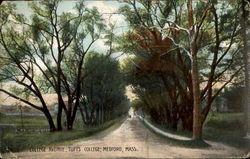 College Avenue, Tufts College Postcard
