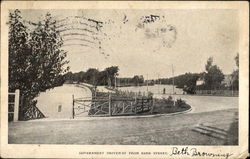 Government Driveway From Bank Street Postcard