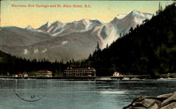 Harrison Hot Springs And St. Alice Hotel Postcard