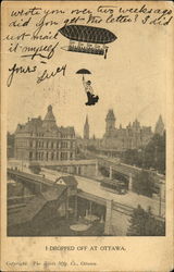 I Dropped Off At Ottawa Postcard