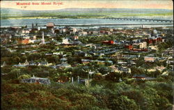 Montreal From Mount Royal Postcard