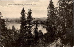 River Saskatchewan Edmonton, AB Canada Alberta Postcard Postcard