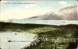 Haines And Ft. Wm. H. Seward From Mt. Rippinsky Postcard