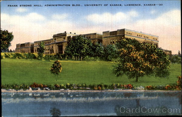Frank Strong Hall Administration Bldg, University of Kansas Lawrence
