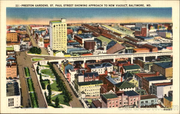 Preston Gardens, St. Paul Street Baltimore Maryland