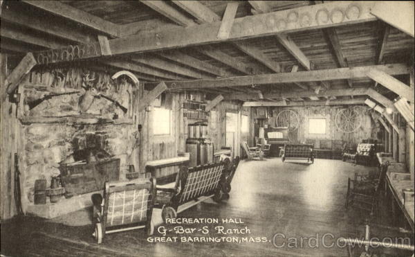 Recreational Hall, G-Bar-S Ranch Great Barrington Massachusetts