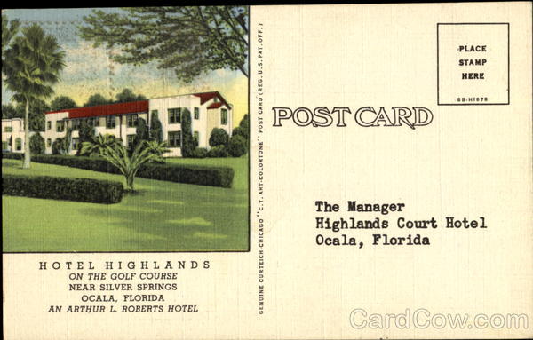 Hotel Highlands On The Golf Course, Silver Springs Ocala Florida