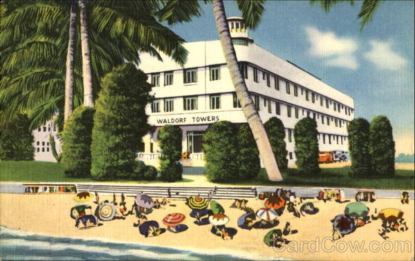 The Waldorf Tower, Ocean Drive Cor. 9th Steeet Miami Beach Florida
