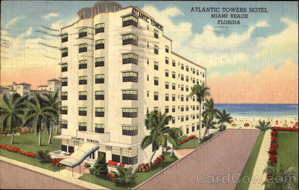 Atlantic Towers Hotel, 4201 Collins Avenue Miami Beach Florida