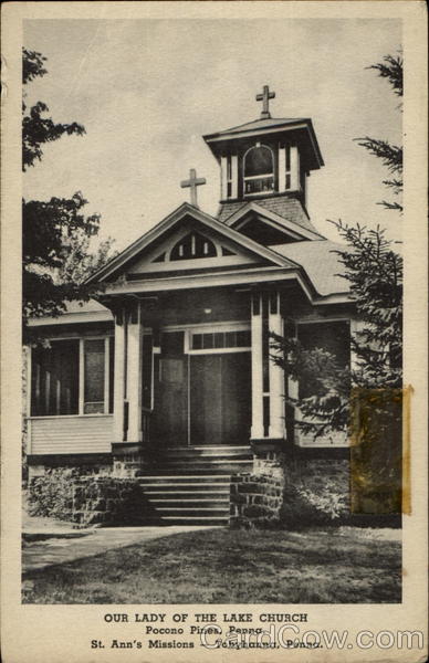 Our Lady Of The Lake Church Pocono Pines Pennsylvania