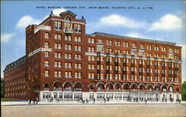 Hotel Morton, Virginia Ave Atlantic City New Jersey
