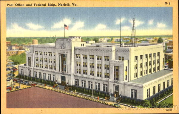 Post Office And Federal Bldg. Norfolk Virginia
