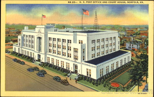 U. S. Post Office And Court House Norfolk Virginia