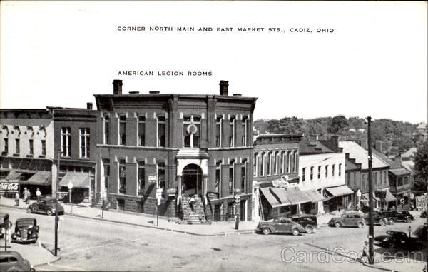 Corner North Main And East Market Sts. Cadiz Ohio