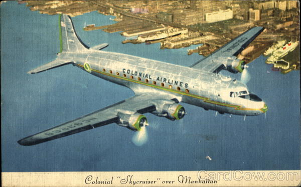 Colonial Skycruiser Over Manhattan Aircraft