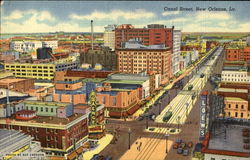 Canal Street New Orleans, LA Postcard Postcard