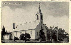 St. Joseph's Church Exterior Echo Lake, NJ Postcard Postcard