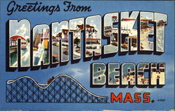 Greetings From Nantasket Beach Postcard