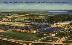 Aerial View Glenn L. Martin Company Baltimore, MD Postcard Postcard