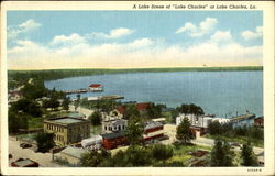 A Lake Scene Of Lake Charles Postcard