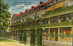 Pontalba Apartment Building, Jackson Square New Orleans, LA Postcard Postcard
