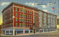 Broadway Hotel, Tremont Street At Broadway Postcard