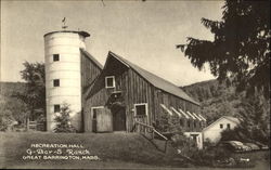 Recreational Hall, G-Bar-S Ranch Great Barrington, MA Postcard Postcard