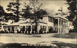 Towne Lyne House, Newburyport Turnpike Route 1 Lynnfield, MA Postcard Postcard