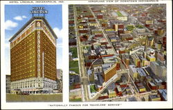 Hotel Lincoln, National Trail Highway Postcard