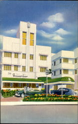 The Seacomber Surfcomber, Ocean at 17th Street Postcard