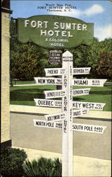 Fort Sumter Hotel Postcard