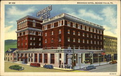 Brodhead Hotel Beaver Falls, PA Postcard Postcard