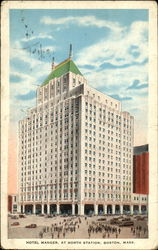 Hotel Manger At North Station Postcard