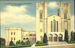 St. Matthews Church School And Convent Postcard