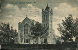 Church Of Sacred Hearts Of Jesus And Mary, Long Island Postcard