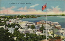 Ye Towne Of St. George's Bermuda Postcard Postcard