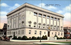 The Masonic Temple Atlantic City, NJ Postcard Postcard