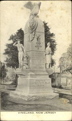 Statue Vineland, NJ Postcard Postcard