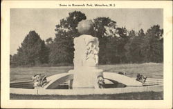 Scene In Roosevelt Park Postcard