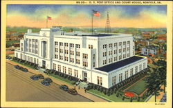 U. S. Post Office And Court House Postcard