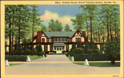 Hostess House, Naval Training Station Norfolk, VA Postcard Postcard