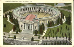 Memorial Amphitheatre Arlington, VA Postcard Postcard