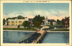 Army Y. M. C. A Old Point Comfort, VA Postcard Postcard