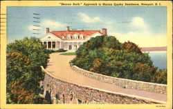 Beacon Rock Newport, RI Postcard Postcard